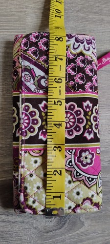Vera Bradley Trifold Wallet Bohemian Blooms Organizer Clutch Retired - Picture 9 of 11