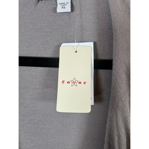 Nuevo con etiquetas Suéter Fever Jocky Suave Ligero Para Mujer XL Beige Tostado Volantes Manga Larga - Imagen 4 de 10