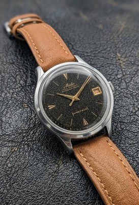 Mido SERVICED Multifort Superautomatic Powerwind Borgel Stardust Vintage Uhr