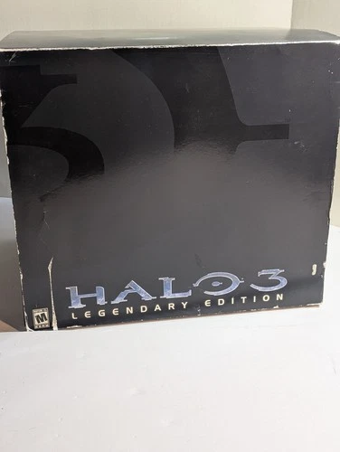 halo 3 legendary edition xbox 360 -  box - game - helmet - storage bag