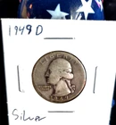 1949-D 25C Washington Quarter Very Good Date...... Ready to Fly to Your Place!