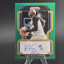 2022 Panini Prizm WNBA - Signatures Kahleah Copper #SG-KCP Green Prizm (AU)