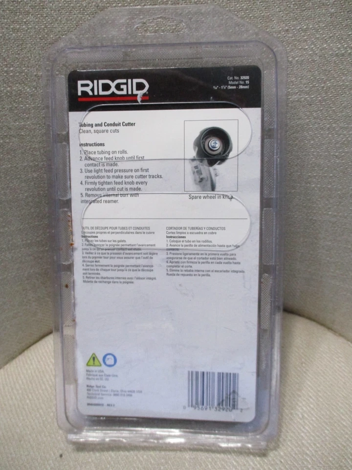 RIDGID Screw Feed Tubing and Conduit Cutter - 32920 Model 15 NEW - Image 2 of 4