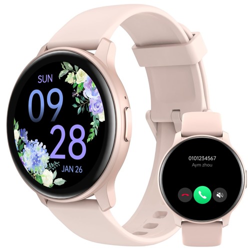 Smart Watch, HD Smartwatch for Men Women (Answer/Make Calls), Fitness Watch w...