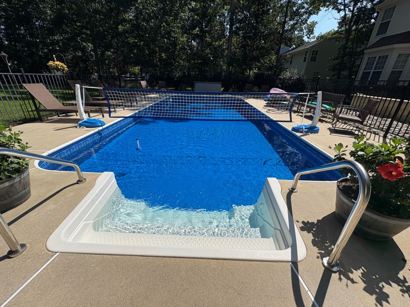 Splash Net GoSports Splash Net PRO Pool Volleyball Adjustable Net 2 Water Balls ...