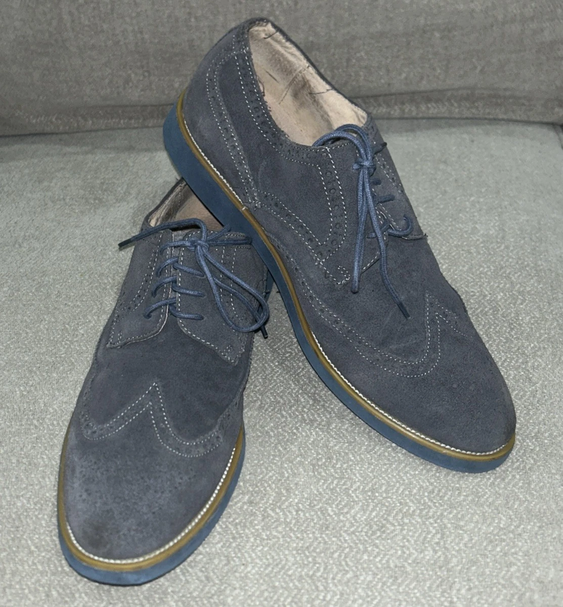 Joseph Abboud Oxford Blue Dress Shoes for Men for sale | eBay display picture 1