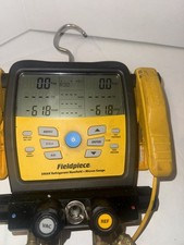 Fieldpiece SM480V 4-port SMAN Refrigerant Manifold With Micron Gauge and hoses