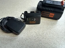 Black &DECKER 40V Lithium 1.5AH OEM BATTERY With OEM BLACK &DECKER CHARGER 