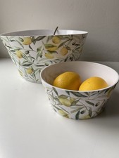 Set Schale Schüssel Zitronen Deko Shabby Skandi Impressionen Neu Obst Salat