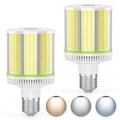 2X 80W LED Corn Bulb E39 Mogul Base Warehouse Shop Lights Adjustable 5700K~4500K