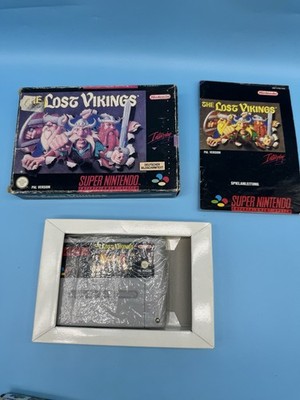 The Lost Vikings SNES Super Nintendo Ovp