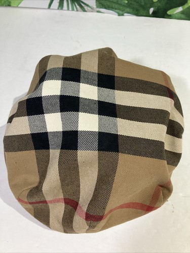 RARE BURBERRY LONDON Newsboy Cap M Cotton IVO Check Women UKFIHAT17LEE Brown - Bild 18 von 19