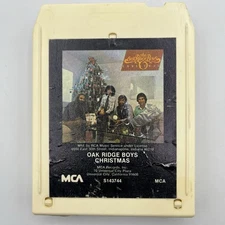 Oak Ridge Boys Christmas - Restored 8 Track Tape - New Pad and Splice