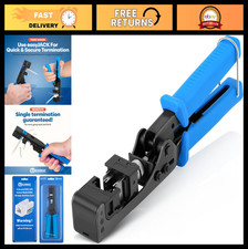 90 Angled Keystone Punch Down Tool - Fast Network Termination for Cat5e/Cat6a/C