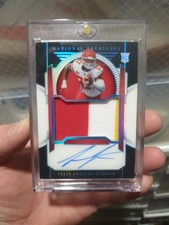 2023 Panini National Treasures Midnight /20 Felix Anudike-Uzomah RC Patch Auto