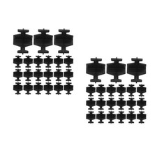  100 Stück Regalverbinder, L-förmige Regalverbindungswinkel, Pfosten- und