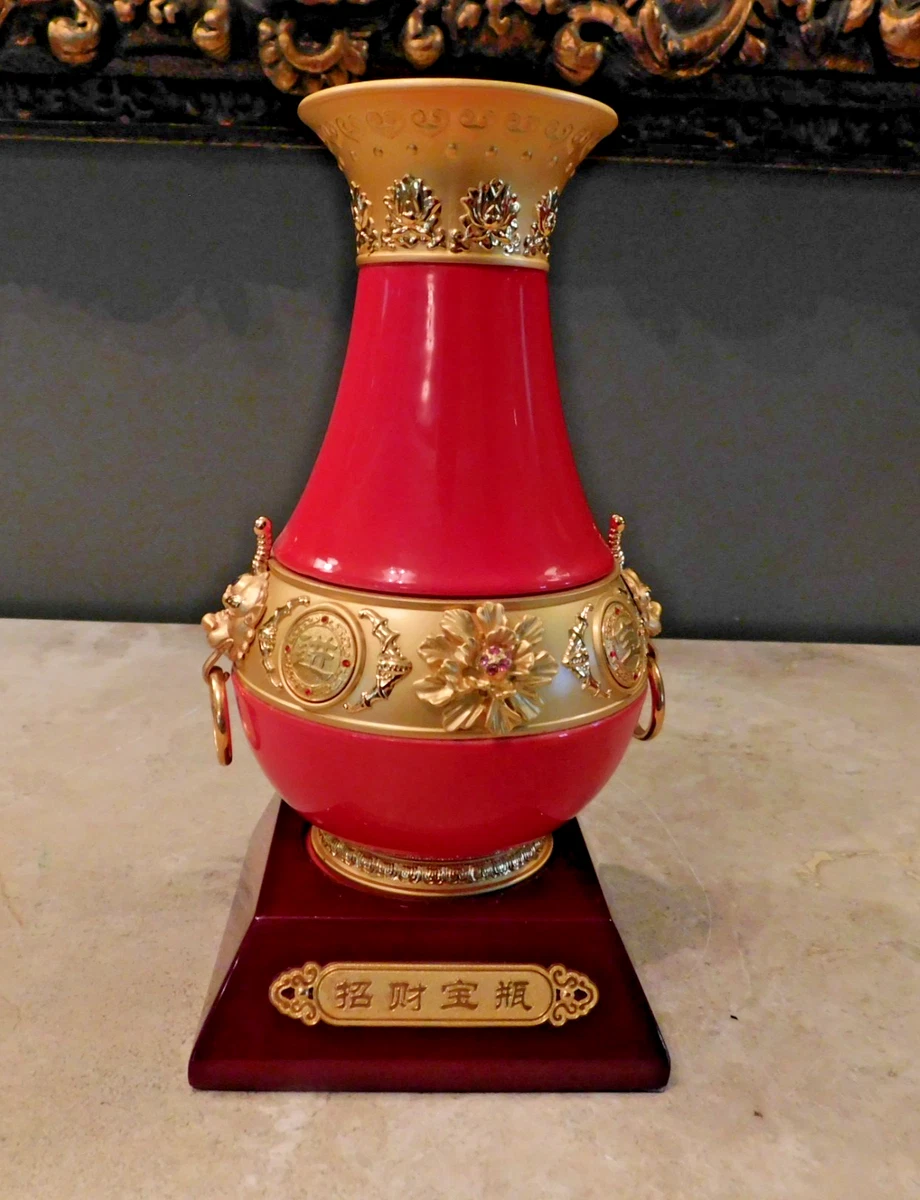 ♦中国 辰砂 銅紅釉 桃花紅瓶 花瓶 古玩 コレクション 骨董品 アンティーク 桃花紅瓶｜展示中の日本・東洋のやきもの｜コレクション｜岡田美術館
