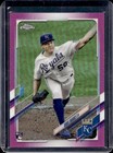 2021 Topps Chrome Kris Bubic RC Pink Refractor Rookie #20 Royals