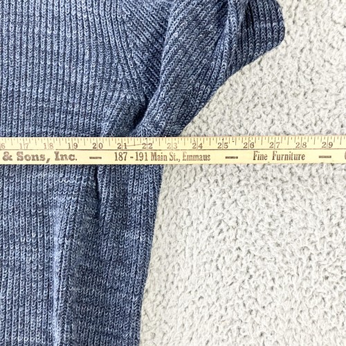 Polo Ralph Lauren maglione uomo XL blu maglia pullover Henley cotone nuovo preppy - Foto 7 di 9