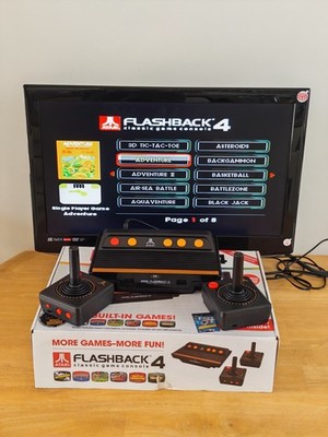 ATARI FLASHBACK 4 Classic Spielekonsole 75 Spiele Built In Retro 40th Anniversary