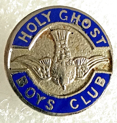 HOLY GHOST BOYS CLUB - Vintage Enamel Lapel - Blackrock College, Dublin, Ireland