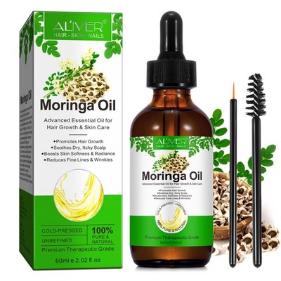 Moringa Öl Pflegeöl Haaröl Hautöl für Haare Haut Gesicht Natürlich Kaltgepresst