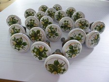 23 Möbelknöpfe Porzellan Möbelknauf Schubladen Keramik Vintage Shabby Chic