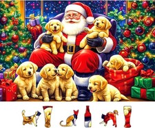 Christmas Puzzles for Adults 500 Pieces, Santa 23 X 15, Claus Christmas Puzzles for Adults 500 Pieces, Santa 23 X 15, Claus