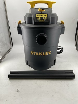 Stanley SL18116P Wet/Dry Vacuum, 6 Gallon, 4 Horsepower Black (A431) Damaged Box