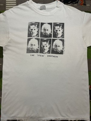 Vintage Stein Brothers T Shirt Albert Einstein Frankenstein 80s Hanes Beefy VTG