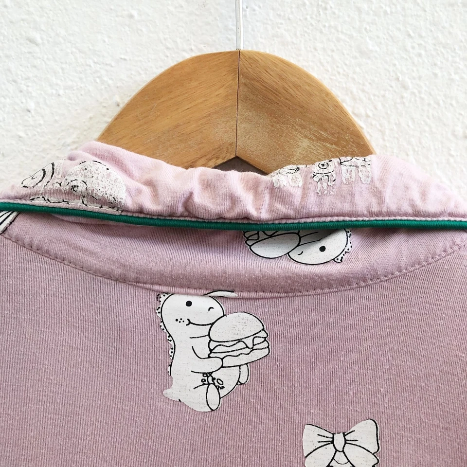 MORIAH ELIZABETH Me Girls Doodle Short Sleeves Pajama Set Size Medium - Image 4 of 4