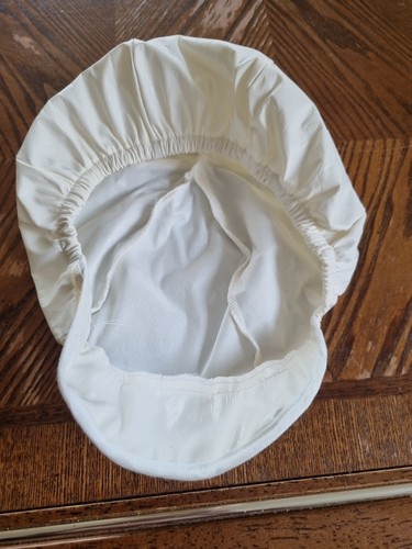 Go Go Girl Ladies 60S Party Fancy Dress Costume Accessory Womens Hippy Creme Hat - Picture 5 of 5