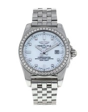 Breitling Galactic 29 A72348 Steel 29mm Diamond Dial Watch