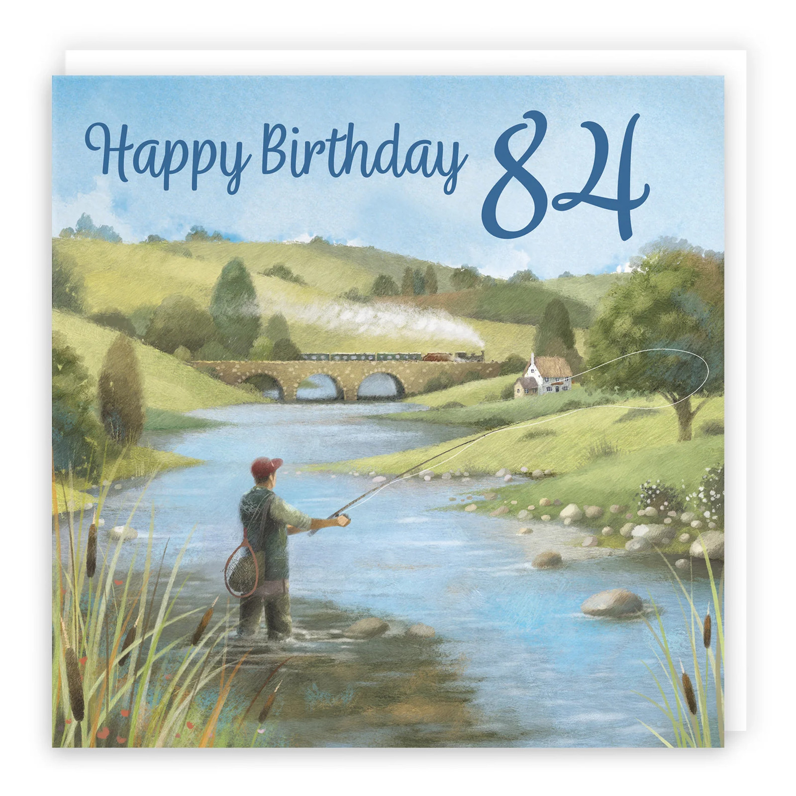 84th Fly Fishing Birthday Card Milo's Gallery
