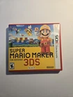 Super Mario Maker 3DS (Nintendo 3DS, 2016) CIB. Game, Manual & Box. Tested Works
