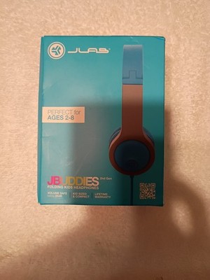 jlab jbuddies studio on-ear kids wired headphones