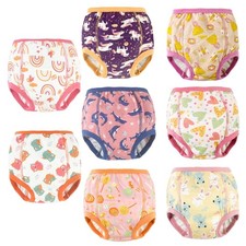 8 Packs Reusable Training Pants 4t-5t for Potty Training and Strong Absorbent...