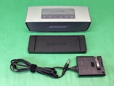 Bose SoundLink Mini Bluetooth Wireless Portable Speaker Silver  Base - UNTESTED