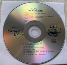 ELVIS PRESLEY KARAOKE CDG ONE MORE TIME VOL 32 MUSIC SONGS COLLECTION 