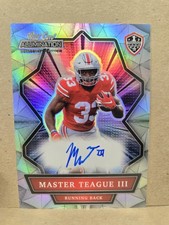 2021 Wild Card Alumination NIL #ANBC-A Master Teague III Auto Silver Ohio State