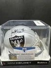 Oakland Raiders Tim Brown Signed Mini Helmet Riddell Autograghed