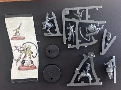 Warhammer 40k Armageddon Orks Dok mit Grotpflega / Painboy with Grot Orderly