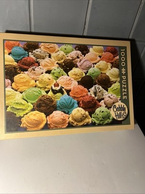 Cobble Hill Ice Cream Scoops & Sugar Overload 1000 pc  Jigsaw Puzzles