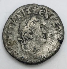 69 AD Vitellius Roman Provincial BI Tetradrachm Alexandria RPC#5372 Rare Year 1