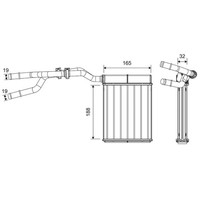 WäRmetauscher Innenraumheizung Valeo 811670 FüR Ford Mondeo IV Turnier