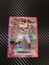 2022 Topps Chrome - Kyle Schwarber #110 Pink Refractor