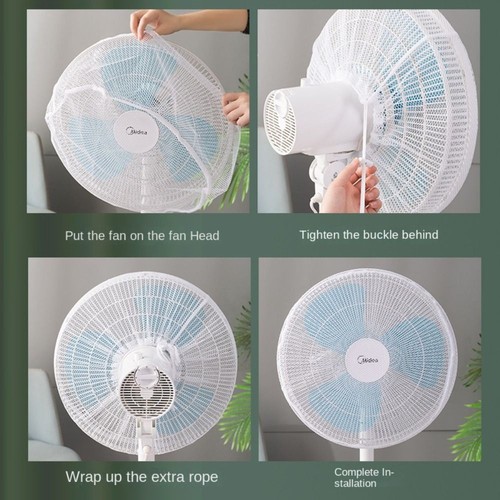 16/18 Inch Universal Fan Protection Covers Fan Dustproof Covers - Afbeelding 8 van 10