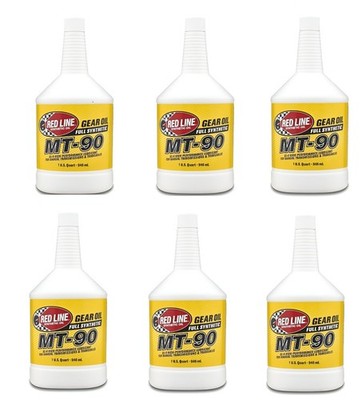 Red Line 50304 MT-90 75W-90 GL-4 Manual Transmission (Pack of 6)