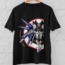 Gundam Mecha Robot Anime Graphic Tee Japanese Sci Fi Unisex Streetwear