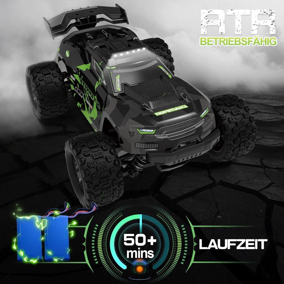 RC-Auto 40KM/H Ferngesteuertes Auto ab 8 10 Jahre, 1/18 RC Auto Offroad - Bild 4 von 4